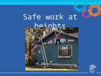 Page 1: Safe work at heights